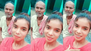 Viral Video: Young Girl Calls Elderly Man Her Husband, Makes Romantic Reel With Him | Internet Calls It Fake
